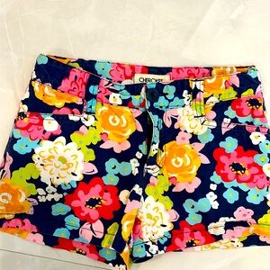 Girls floral shorts